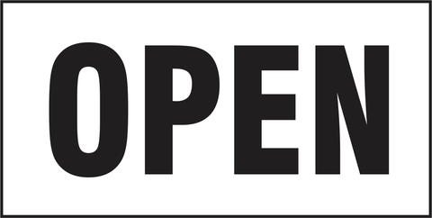 Open safety sign (M55)