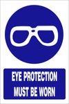 Eye protection must be worn safety sign (MV001 A)