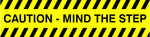 Caution : Mind the step sticker (MTS1)