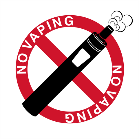 No Vaping safety sign (NVP1)