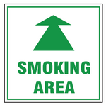 Smoking area safety sign  (NS11)