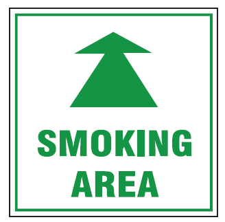 Smoking area safety sign  (NS11)