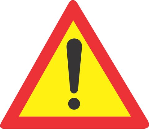 General Warning Temporary road sign (TW339)