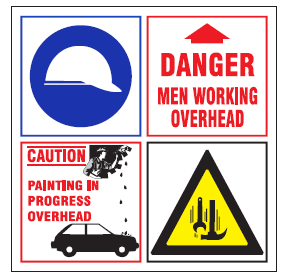 Work in progress : 4 in 1 safety sign (C28)