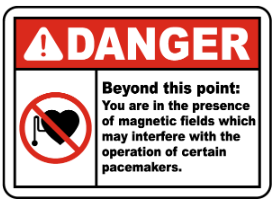 Danger : Beyond this point safety sign (DAN045)