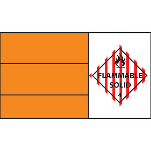 Flammable Solid Hazchem Sticker  (HZ22)