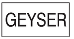 Geyser safety sticker (E52)