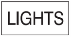 Lights safety sticker (E51)